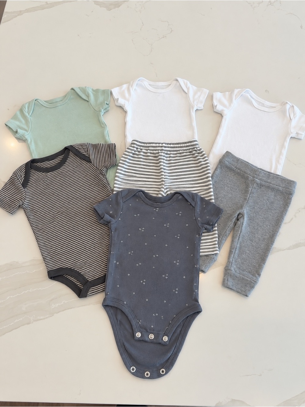 Carter’s, Burt’s Bees & Old Navy Baby Boy Bundle – 0–3 Months
